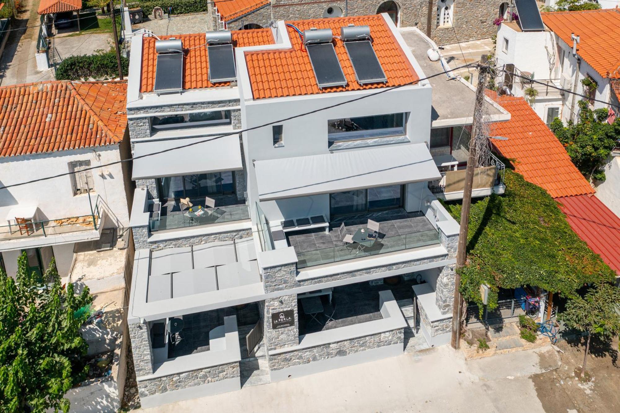 La Perla Suites Agii Apostoli Exterior foto